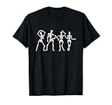 Photo Gallery scheletro danzante creepy e spettrale halloween design fantasma maglietta Photo Gallery scheletro danzante creepy e spettrale halloween design fantasma maglietta