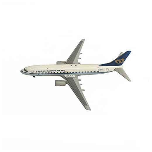 1/500 Skala B737-800B-16802 Flygplan Mandarin Airlines legeringsmodell, vuxenleksaker och present, 8 cm x 7 cm