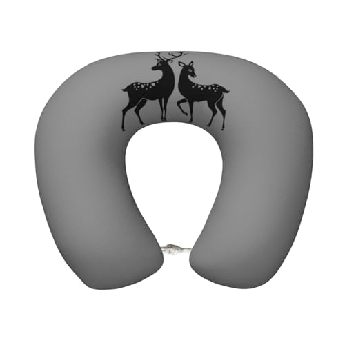 Almohada de espuma viscoelástica 30 cm x 25 cm negra miniatura 1