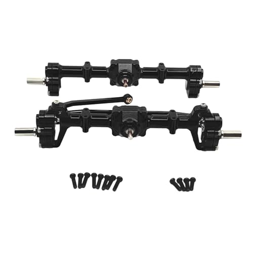 Essieu RC en alliage d'aluminium de haute précision pour voiture 1/12