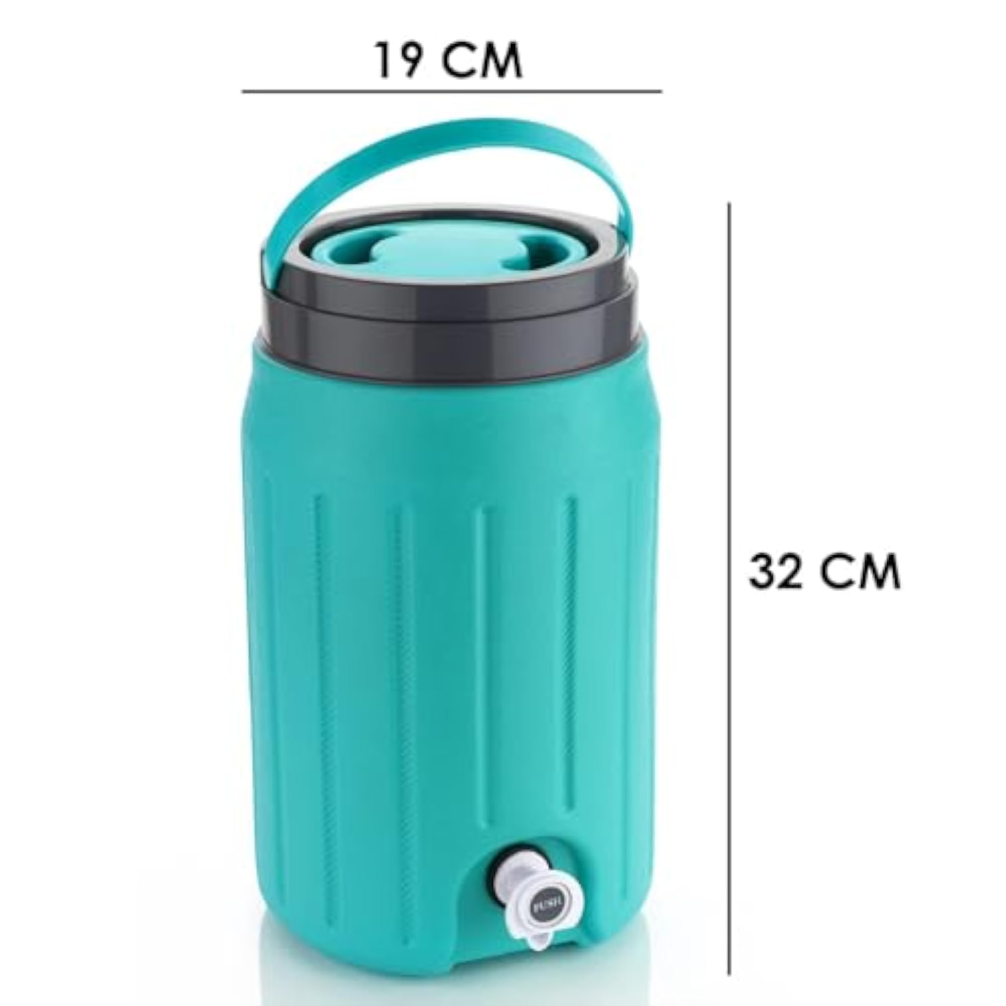 Plastic Insulated Water Jug, BPA Free, 7.5 Litres