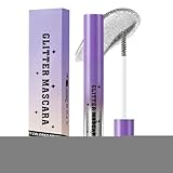 Mascara Scintillante,Mascara resistente all'acqua | Resistente all'acqua Allonge e Curva Ciglia Trucco per Serata Matrimonio Scena immagine