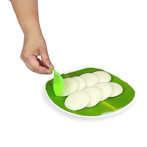 Image of Premium Healux Silicone Idli I Idly Maker - 8Pcs - Pack of 3 I Idli Liners Original, Green | Non -Stick | Perfect round shaped Idlis I Food Grade Silicone | BPA Free | Minimum Wastage of Batter | No greasing | Oven, Microwave & Dishwasher Safe (Pack of 3)