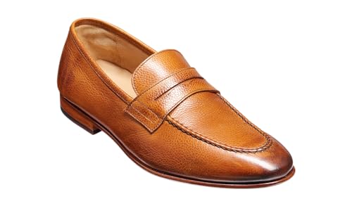 BARKER Ledley Handcrafted Men's Leather Loafers - Classic Slip-On Shoes for Casual & Formal Style