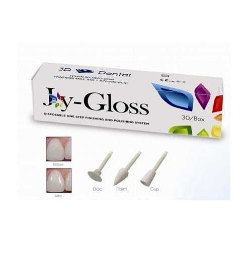 3D Dental 3D-JG-D Joy-Gloss Finishing & Polishing Disc (Pack of 30)