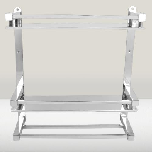 Image of 4008 Stainless Steel 304 Grade Dual Folding Towel Rack for Bathroom Towel Hanger /Rack