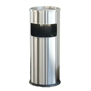 Prullenbak Buiten Afvalbak Lobby Buitenafvalbak Van Roestvrij Staal Met Roosterdeksel Afvalbak Grote Buitenbak Afvalbak Voor De Tuin Vuilnisbak Commerciële Vuilnisemmer