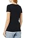 Amazon Essentials Women's Classic-Fit Short-Sleeve V-Neck T-Shirt, Pack of 4, Black/White, X-Large