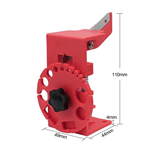Image of Copper Wire Stripper 0.9mm~16mm Quick Stripping Machine for Copper Recycling Red|Manual Wire Stripper Tool | Adjustable Cable Stripping Machine for Electrical Wires | Portable Handheld Wire