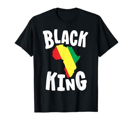 Black King Shirts For Boys Black History Month Africa Pride Camiseta