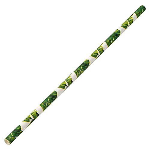 Tropical Paper Straw 8inch - Pack of 250 - Eco-Friendly Paper Straws Tropical Paper Straw 8inch - Pack of 250 - Eco-Friendly Paper Straws