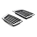 Car AC Vent 4Pcs Car Front Left/Right Console Air Conditioner Vent Grille Panel Cover Outlet Fit for Ford Road Shaker