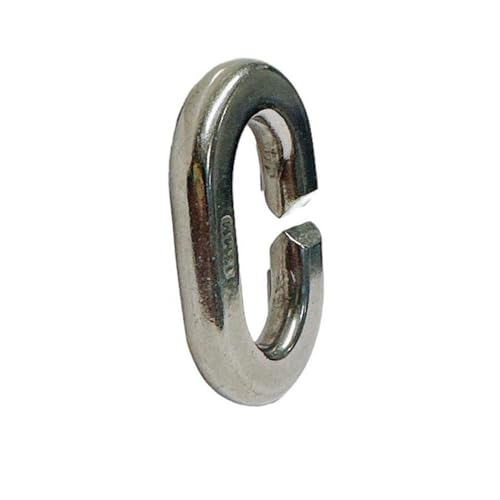 Marine 5/16" C Link Connector Link 180 Lb WLL Lift Rig Stainless Steel T316 4Pcs miniatura 5