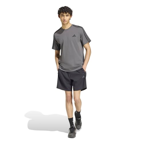 adidas Herren Essentials 3-Stripes Chelsea Lite Woven Shorts, Black/Carbon, S – Ansicht 6