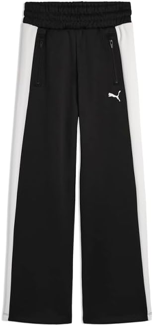 PUMA Kids Girls T7 Foundations Heavy Pique Pants Casual - Black