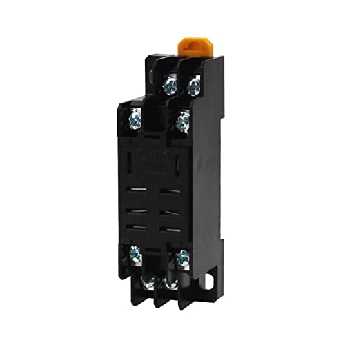Relais micro électromagnétique DPDT 12V DC JQX-13F HH62P avec socle de prise 5A - 6