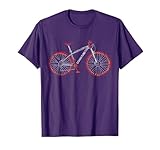 Bicycle Amazing anatomy tshirt - mountain bike fire red