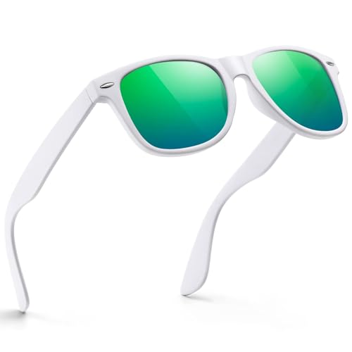 Image of FEIDUSUN Sunglasses Men Polarized Sunglasses for Mens and Womens,Black Retro Sun Glasses Driving Fishing UV Protection