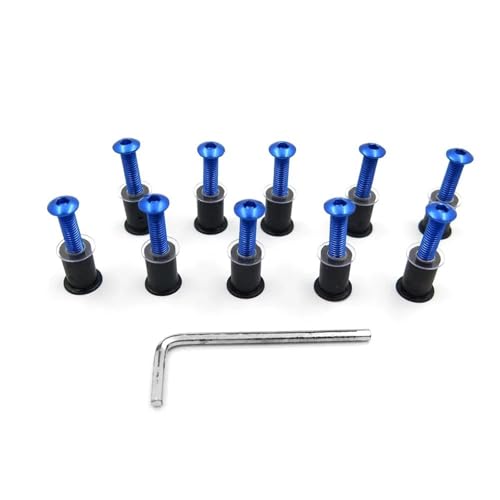Kit pernos parabrisas de moto con arandela y tuerca para Suzuki 4