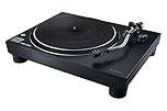 Technics SL-100CEG-K Platine à Entraînement Direct avec Cartouche AT-VM95C, Lève-Bras Auto, Moteur sans Noyau, Lecteur Vinyles 3 Vitesses, Noir