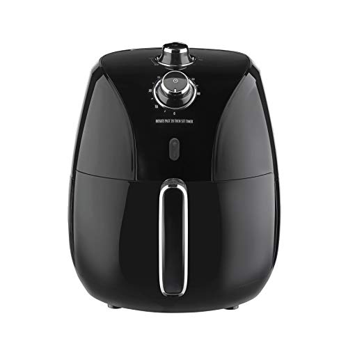 Proctor Silex 5.8 Qt Air Fryer Oven With Temperature Control, 60 Min Timer, Non Stick Basket, 1700W, Black (35060)
