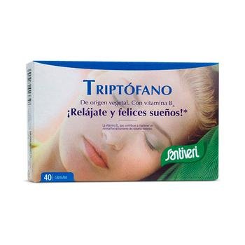 Santiveri – Triptófano Cápsulas / 40 Cápsulas A Base De Triptófano 100% Vegetal Y Vitamina B6