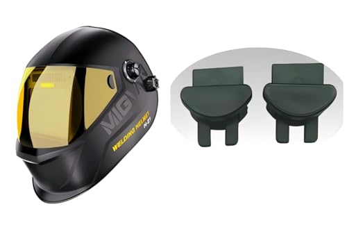 Image of MIGVAN Welding Helmet Auto Darkening True Color Large Viewing + 4Sets Lens Locking Buckles