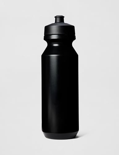 Image of Nike Plastic Water Bottle, 22 ounces, Black;White