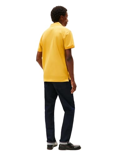 Image of Tommy Hilfiger Men's Short Sleeve Polo Shirts in Classic Fit with Stretch and Organic Pique Cotton