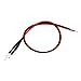 uxcell 10Pcs 2mm Pre Wired LED, Red DC6-12V Clear Lens, Light Emitting Diodes