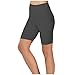Womens High Waisted Shorts 2 Pack Seamless Tummy Control Anti Chafing Thigh Slimmer Underwear Pants for Ladies Dark Gray