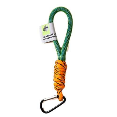 RJJ Llavero de Cuerda de Mano, Cadena de Coche con Personalidad Simple for Hombres y Mujeres, Colgante Creativo for Mochila Escolar, Llavero Exquisito (Color : Orange, Size : One Size) Cover