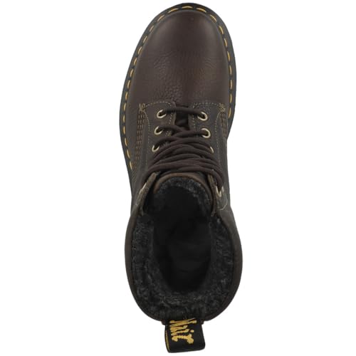 Image of Dr. Martens Unisex-Adult 1460 Faux Fur Lined Grizzly Leather Boot Fashion