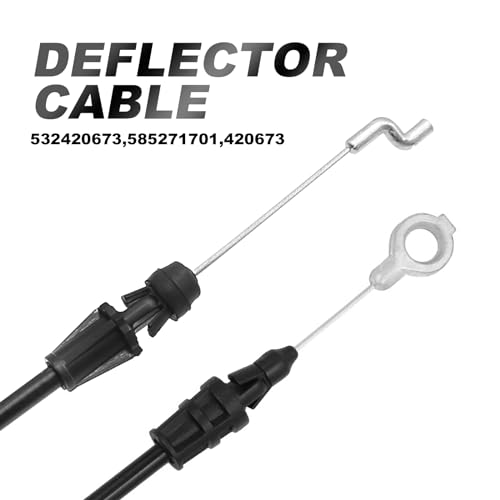 Vkinman 178674 Snow Thrower Chute Deflector Control Drive Cable Replacement for Husqvarna Craftsman Sears AYP 532420673 585271701 by Vkinman - Image 5