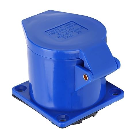 IP44 32A 3 pin 220v Industrial Site Sockets Connector 2P+Earth (1 SOCKET)-picture-11