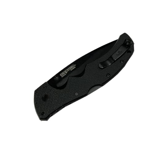 Image of COLD STEEL Recon 1 4 inch S35VN Razor-Sharp Blade 5.375 inch G-10 Handle Tactical Folding Knife w /Tri-Ad Lock, Ambidextrous Pocket /Belt Clip