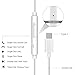 USB C Headphones for iPhone 16/15 Pro Max/Plus, Wired Earbuds with Mic & Volume Control, HiFi Stereo Noise Cancelling Type C Earphones Wired for iPad Pro, Samsung Galaxy S23/S22/S21/S20/Ultra More