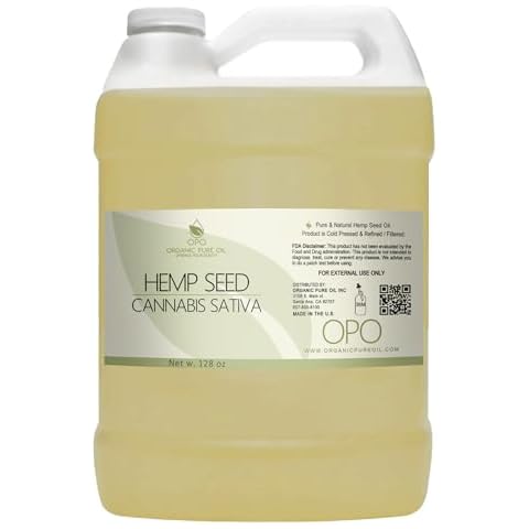 Organic Pure Oil's Hemp Seed Oil Cover