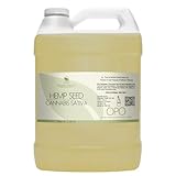 Hemp Seed Oil - Pure, Refined, Cold Pressed, All-Natural Non-GMO, Extra Virgin, Unscented, Carrier Oil - Bulk 128 oz / 1 Gallon - Tinctures, Blends, DIY, Essential Oils