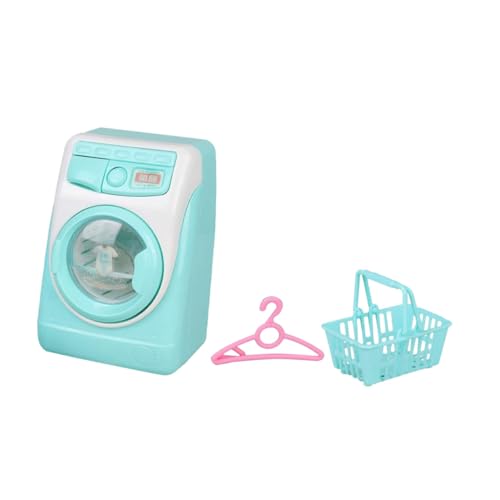 WHAMVOX Modèle De Machine à Laver Jouet Électrique pour Tout-Petits Petite Machine à Laver Jouet en Plastique Jeu Éducatif Fille Maison De Jeu sans Batterie