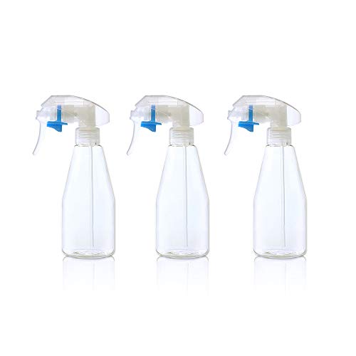 Preisvergleich Produktbild Bocotoer 200 ml Sprühflasche, leer, transparenter Kunststoff-Zerstäuber, nachfüllbar, Mini-Parfümflaschen, Reiseset, 3 Stück
