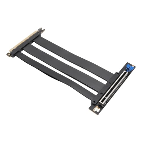 banapoy PCIE 5.0 Riser Cable, PCIE 5.0 16X High Speed Flexible Gen 5 GPU Graphics Card Extension Cable Compatible with RTX4090, 5090, RX7900XTX (20cm)