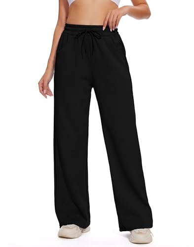 M MOTEEPI Women Sweatpants Wide Leg 30