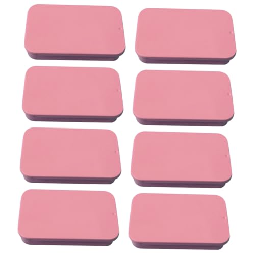 TOYANDONA 8Pcs Small Candy Boxes Lightweight Push-pull Lid Storage Containers Compact Sweets Holders Portable for Pills and Gadgets Storage