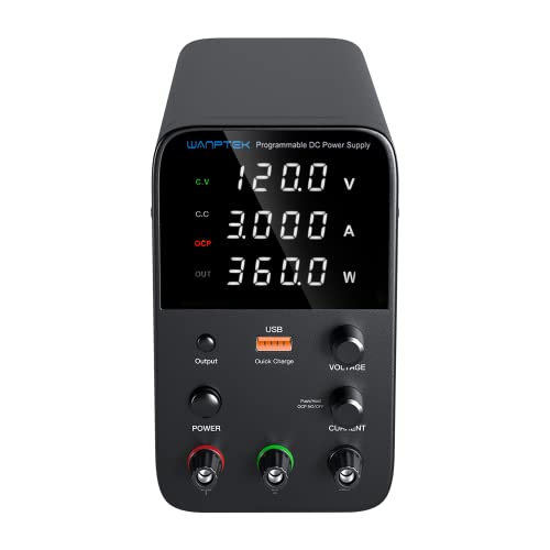 Image of WANPTEK-CHAALAKAM SMPS Variable DC Power Supply 0-120V & 0-03A (360W) WPS1203H - 03 Window 04 Digit Display