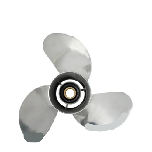 Image of Boat Propeller for 85hp 50hp 60hp 70hp 75hp 80hp Screw 13 1 /2x14 Motor Stainless Steel Propeller 3 Blade 15