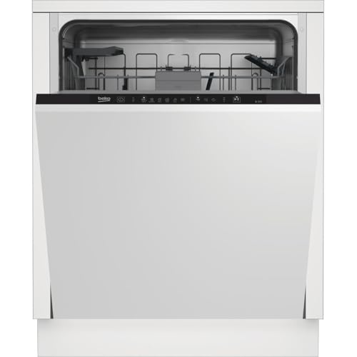 Beko BDIN16430 b300 Einbau-Geschirrspüler 60 cm vollintegriert, für 14 Maßgedecke, 3 Spülebenen, 5 Temperaturen, 6 Programme, halbe Beladung, automatische Türöffnung, MultiTab, Quick&Clean Beko BDIN16430 b300 Einbau-Geschirrspüler 60 cm vollintegriert, für 14 Maßgedecke, 3 Spülebenen, 5 Temperaturen, 6 Programme, halbe Beladung, automatische Türöffnung, MultiTab, Quick&Clean