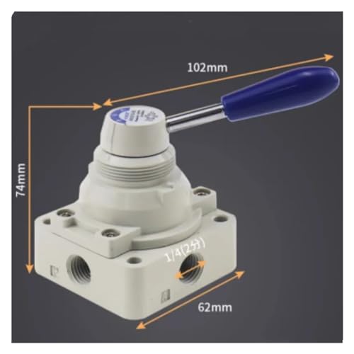 Válvula de aire 4HV230-08 para controlar cilindros manuales de 4 vías sin fugas 7
