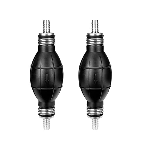 ETOPARS 2Pcs Brandstofpomp Primer Bulb Hand Primer Diesel Gas Benzine Motor Olie Lijn Pomp Feul Pijp Pomp Rubber Aluminium Auto Boot Marine