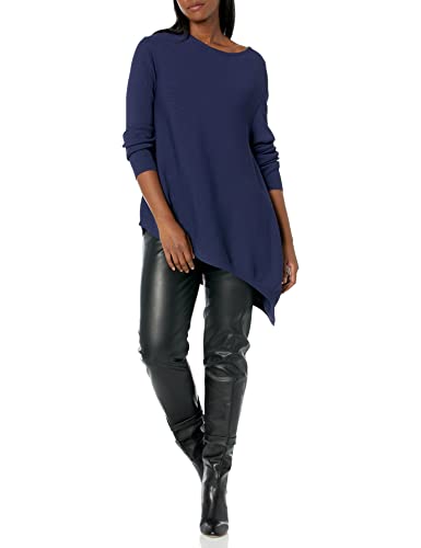 Image of Rent The Runway Pre-Loved Blue Asymmetrical Knit Pullover